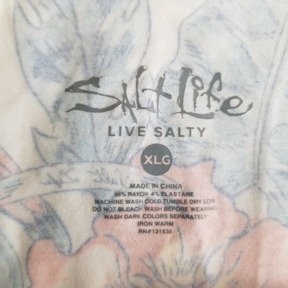 Salt Life Sailing Tropics Dress Size XL - Picture 11 of 15